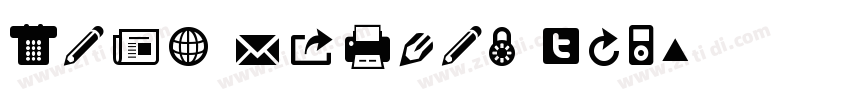 craw modern URM字体转换